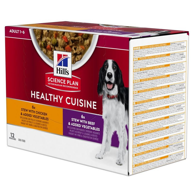 Hill's Cibo Umido Cani Adulti 12 Bustine da 90g - Normalmente Venduto €  15,90