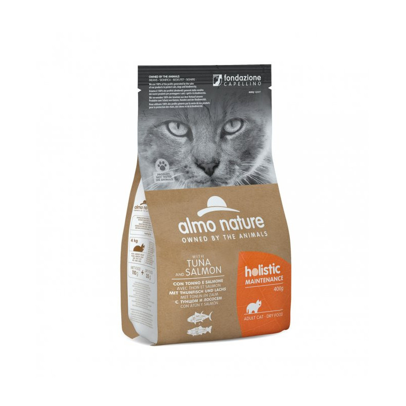 Almo Nature Gatto Holistic Adult con Tonno e Salmone 6x400g - Normalmente Venduto €26,00