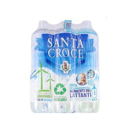 Santa Croce Acqua 1,5L 6 Bottiglie - Normalmente Venduto €3,20