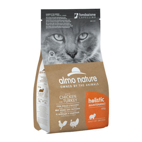 Almo Nature Gatto Holistic Adult con Pollo e Tacchino 6x400g - Normalmente Venduto €26,00