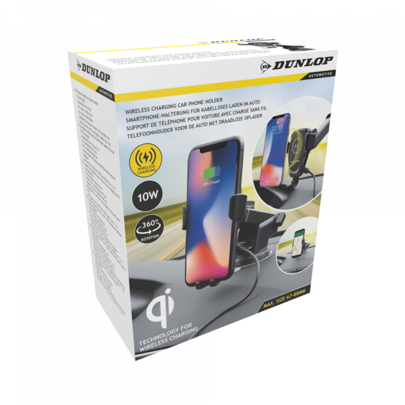 Dunlop Supporto per telefono con ricarica wireless - Normalmente Venduto a  € 21,90